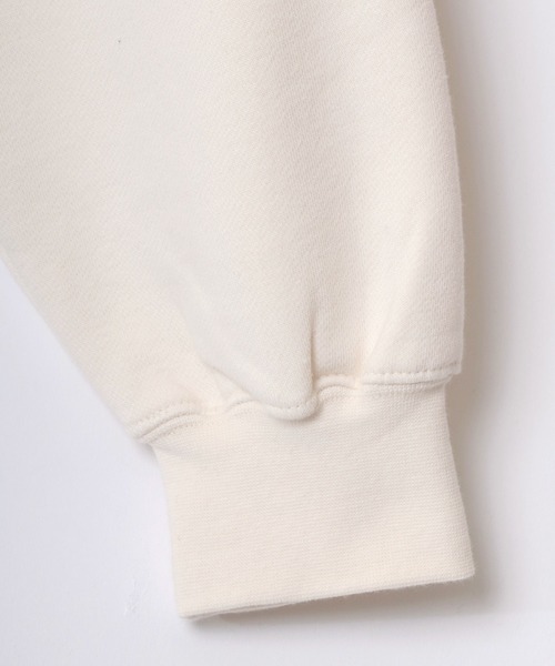 BEN DAVIS(ベンデイビス)の「BEN DAVIS/ベンデイビス HEAVY SWEAT HALF ZIP/オーバーサイズ 裏起毛 ロゴ ワンポイント刺繍 ハーフジップ ヘビー スウェット トレーナー/レディース メンズ(スウェット・メンズ・ネイビー/ブラウン/ブラック/アッシュグレー/オフホワイト/ブルー・M/L/XL)」の17枚目の写真