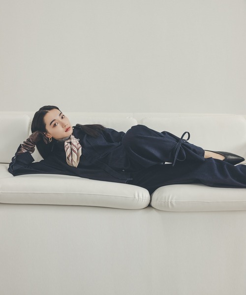 N.（N. Natural Beauty Basic）（エヌエヌナチュラルビューティーベーシック）の「◆【セットアップ対応】サイドストリングパンツ（その他パンツ・レディース・ブルー系その他/ベージュ・SMALL/MEDIUM）」の3枚目の写真