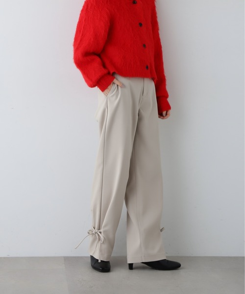 N.（N. Natural Beauty Basic）（エヌエヌナチュラルビューティーベーシック）の「◆【セットアップ対応】サイドストリングパンツ（その他パンツ・レディース・ブルー系その他/ベージュ・SMALL/MEDIUM）」の10枚目の写真