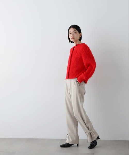 N.（N. Natural Beauty Basic）（エヌエヌナチュラルビューティーベーシック）の「◆【セットアップ対応】サイドストリングパンツ（その他パンツ・レディース・ブルー系その他/ベージュ・SMALL/MEDIUM）」の12枚目の写真