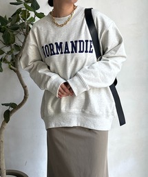 【新色追加】【WEB限定】裏毛フロッキープリントスウエット