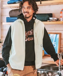 mcg3510- fleece zip vest ベスト