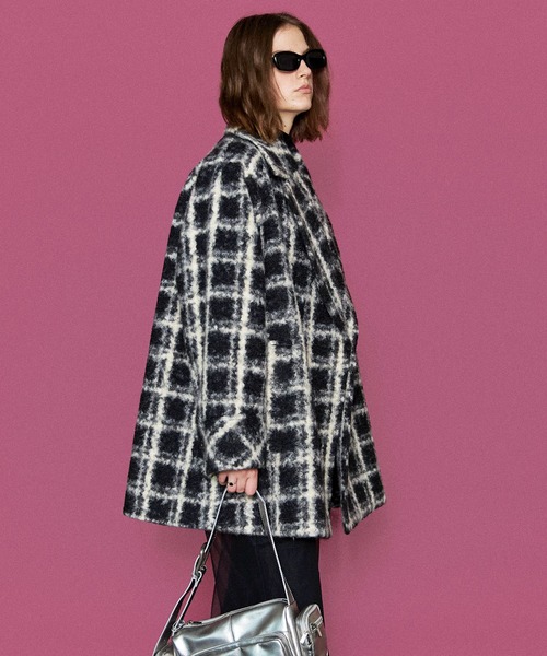 MAISON SPECIAL ロービングチェックオーバーコート MAISON SPECIAL（メゾンスペシャル）の「Checkered Over
