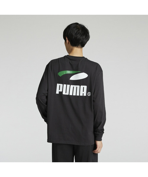 PUMA（プーマ）の「PUMA プーマ メンズ スケートボード PUMAS 長袖 Tシャツ 2（Tシャツ/カットソー・メンズ・ブラック/ホワイト/ネイビー・X-SMALL/XX-LARGE/SMALL/X-LARGE/MEDIUM/LARGE）」の7枚目の写真