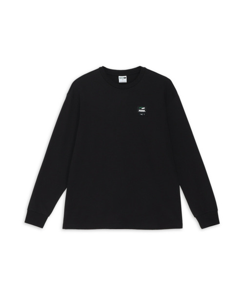 PUMA（プーマ）の「PUMA プーマ メンズ スケートボード PUMAS 長袖 Tシャツ 2（Tシャツ/カットソー・メンズ・ブラック/ホワイト/ネイビー・X-SMALL/XX-LARGE/SMALL/X-LARGE/MEDIUM/LARGE）」の4枚目の写真