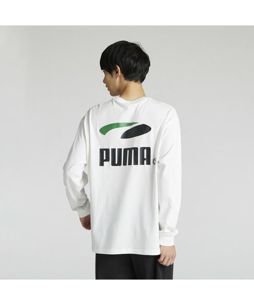 PUMA（プーマ）の「PUMA プーマ メンズ スケートボード PUMAS 長袖 Tシャツ 2（Tシャツ/カットソー・メンズ・ブラック/ホワイト/ネイビー・X-SMALL/XX-LARGE/SMALL/X-LARGE/MEDIUM/LARGE）」の15枚目の写真
