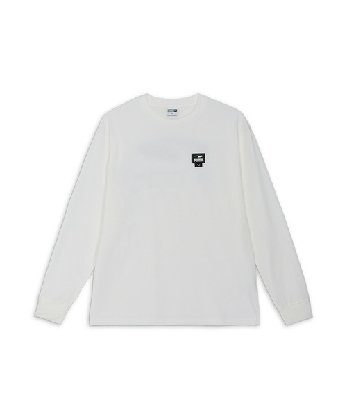 PUMA（プーマ）の「PUMA プーマ メンズ スケートボード PUMAS 長袖 Tシャツ 2（Tシャツ/カットソー・メンズ・ブラック/ホワイト/ネイビー・X-SMALL/XX-LARGE/SMALL/X-LARGE/MEDIUM/LARGE）」の11枚目の写真
