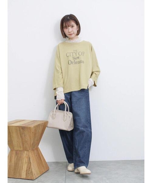 Samansa Mos2 blue（サマンサモスモスブルー）の「【ECO DENIM】カーブパンツ（その他パンツ・レディース・チャコールグレー/ブルー/ネイビー・F）」の22枚目の写真