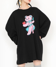 PUNYUS | ベアプリントビッグロンＴ(Tシャツ/カットソー)