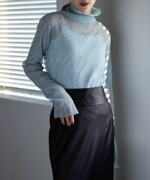 MAISON BREEZE | 【MAISON BREEZE】ラメプリーツシアータートルトップス XNN(Tシャツ/カットソー)