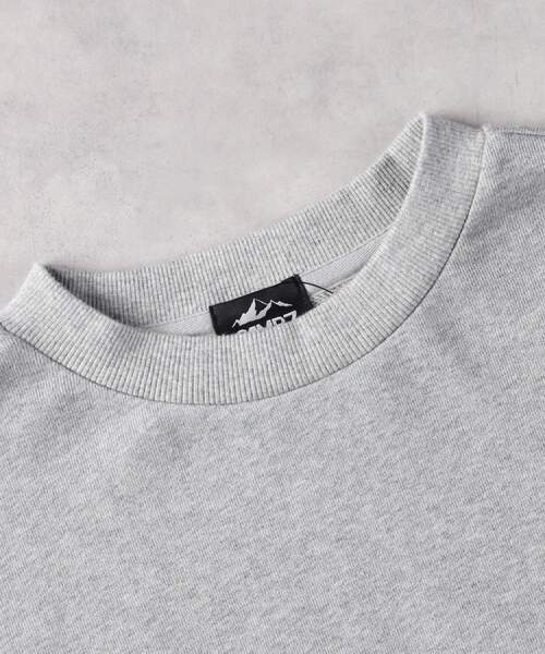 CAMP7（キャンプセブン）の「CAMP7(キャンプ7)プリントロゴスウェット（スウェット・メンズ・ブラック/グレー・M/L/XL）」の8枚目の写真