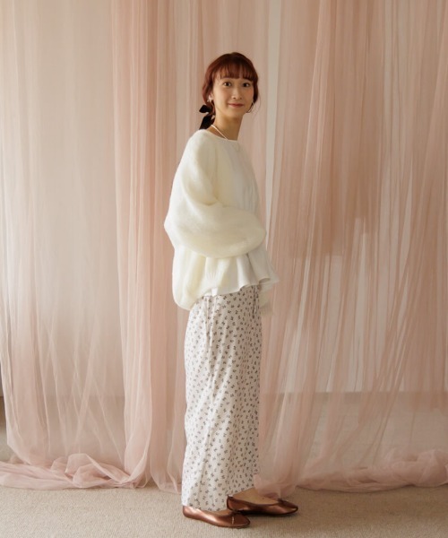 flower（フラワー）の「キャンディースリーブブラウス3（シャツ/ブラウス・レディース・ホワイト/ベージュ・FREE）」の10枚目の写真