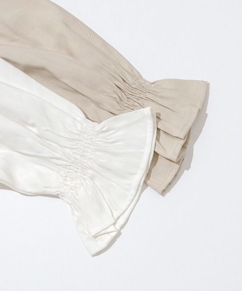 flower（フラワー）の「キャンディースリーブブラウス3（シャツ/ブラウス・レディース・ホワイト/ベージュ・FREE）」の15枚目の写真