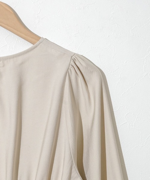 flower（フラワー）の「キャンディースリーブブラウス3（シャツ/ブラウス・レディース・ホワイト/ベージュ・FREE）」の20枚目の写真