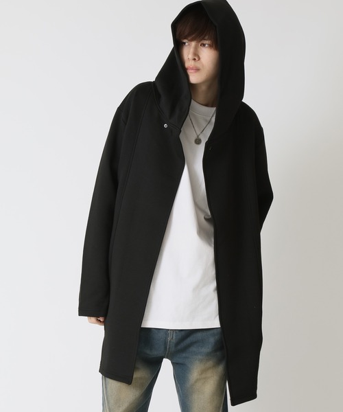 ARCADE（アーケード）の「フード ロングカーディガン (コーディガン)　Lock Hearsen（カーディガン/ボレロ・メンズ・ブラック/カーキ/ワイン・L/XL/M）」の8枚目の写真