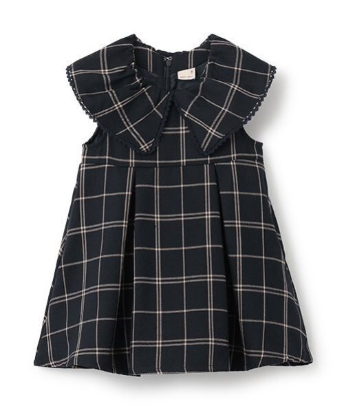 セール】【リンク】ビッグ衿ジャンパースカート(キッズ)（ジャンパー