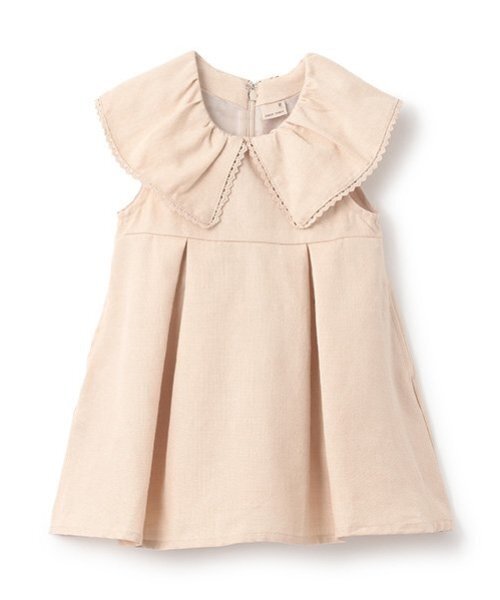 petit main(プティマイン)の「【リンク】ビッグ衿ジャンパースカート(キッズ)(ジャンパースカート・キッズ・ネイビー/ライトピンク・80cm/90cm/100cm/110cm/120cm/130cm)」の9枚目の写真