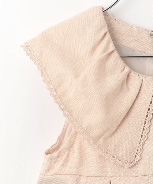 petit main(プティマイン)の「【リンク】ビッグ衿ジャンパースカート(キッズ)(ジャンパースカート・キッズ・ネイビー/ライトピンク・80cm/90cm/100cm/110cm/120cm/130cm)」の12枚目の写真