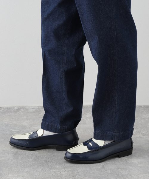 The Kenford Fineshoes】別注 Pinstripe Combi LoafersPIN STRIPE