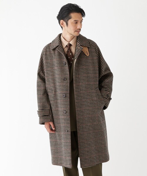 TAKEO KIKUCHI(タケオキクチ)の「◆【THE FLAGSHIP】ウールカシミヤ ダブルフェイス ビーバー コート(ステンカラーコート・メンズ・ベージュ系その他2/ブルー系その他・02/03/04)」の12枚目の写真