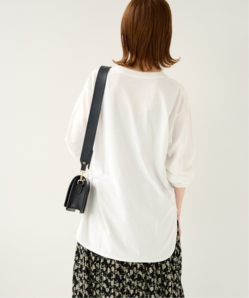 JOURNAL STANDARD relume(ジャーナルスタンダード レリューム)の「《追加3》USAコットンロングラウンドプルオーバー(Tシャツ/カットソー・レディース・ホワイト・FREE)」の7枚目の写真