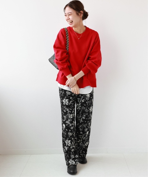 JOURNAL STANDARD relume(ジャーナルスタンダード レリューム)の「《追加3》USAコットンロングラウンドプルオーバー(Tシャツ/カットソー・レディース・ホワイト・FREE)」の9枚目の写真