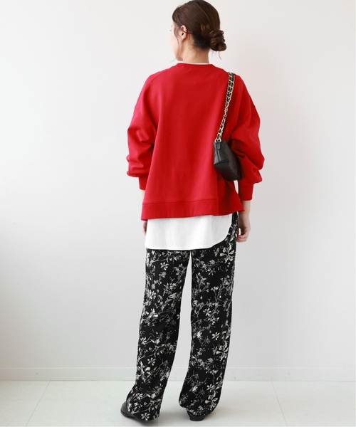 JOURNAL STANDARD relume(ジャーナルスタンダード レリューム)の「《追加3》USAコットンロングラウンドプルオーバー(Tシャツ/カットソー・レディース・ホワイト・FREE)」の10枚目の写真