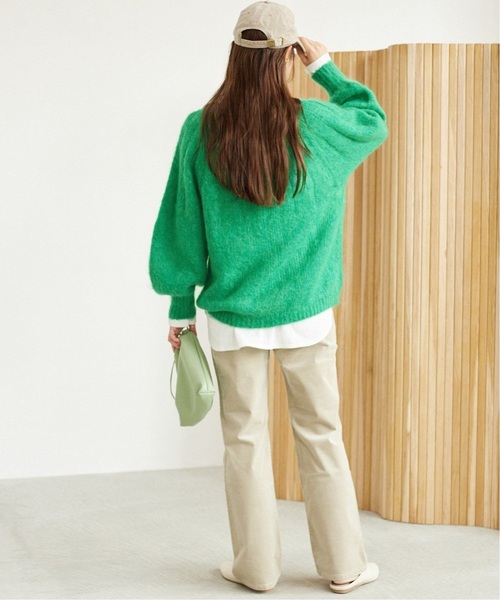 JOURNAL STANDARD relume(ジャーナルスタンダード レリューム)の「《追加3》USAコットンロングラウンドプルオーバー(Tシャツ/カットソー・レディース・ホワイト・FREE)」の14枚目の写真