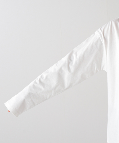 JOURNAL STANDARD relume(ジャーナルスタンダード レリューム)の「《追加3》USAコットンロングラウンドプルオーバー(Tシャツ/カットソー・レディース・ホワイト・FREE)」の22枚目の写真
