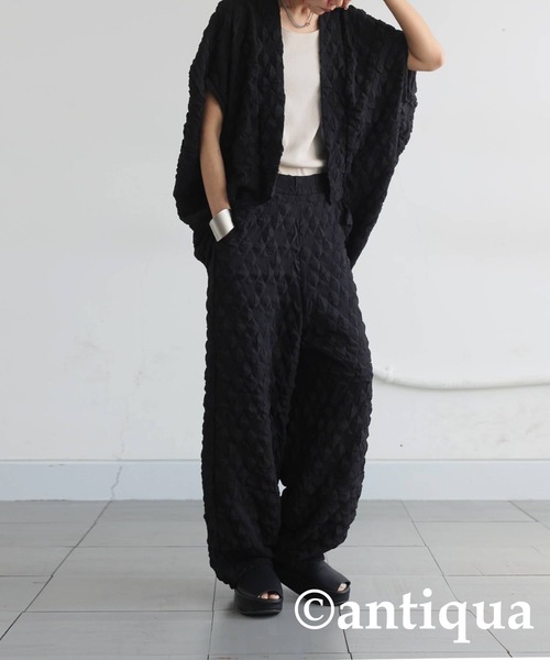 antiqua（アンティカ）の「ポップコーンパンツ（その他パンツ・レディース・ブラック・ONESIZE）」の7枚目の写真