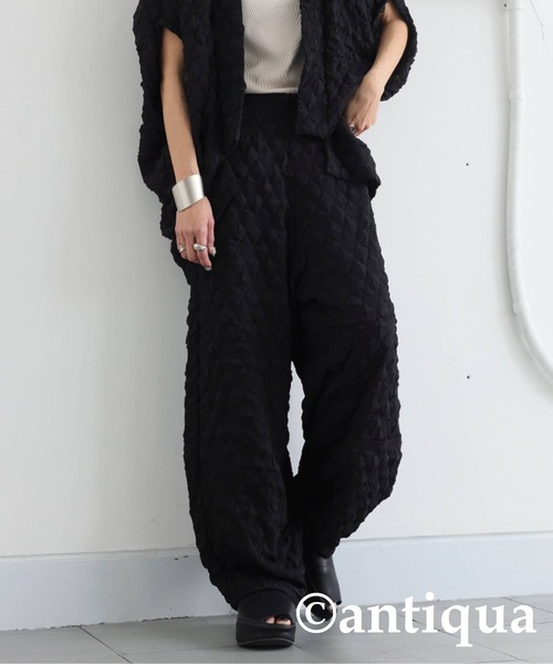 antiqua（アンティカ）の「ポップコーンパンツ（その他パンツ・レディース・ブラック・ONESIZE）」の9枚目の写真