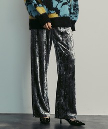 Wide Velor Easy Pants / ワイドベロアイージーパンツ【uyu./ウユ】