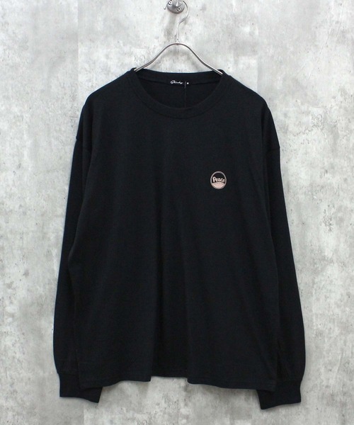 SHISHIKUI ブラック 長袖トップス プリント BIG 長袖Tシャツ（Tシャツ/カットソー）｜SHISKY（シスキー