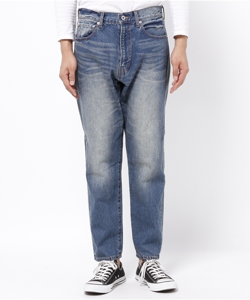 URBAN RESEARCH Sonny Label(アーバンリサーチサニーレーベル)の「Sonny Label テーパードデニムパンツ(デニムパンツ・メンズ・インディゴブルー/ライトインディゴブルー・LARGE/MEDIUM)」の5枚目の写真