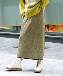 niko and... | ミックスリブニットスカート(スカート)