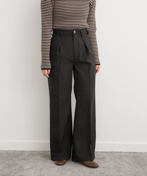 Wrangler（ラングラー）の「Wrangler　ランチャーワイドパンツ（その他パンツ・レディース・グレー/ブラック/ベージュ・X-SMALL/SMALL）」の21枚目の写真