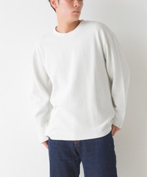 OMNES | メンズリップルダブルフェイス長袖Tシャツ(Tシャツ/カットソー)