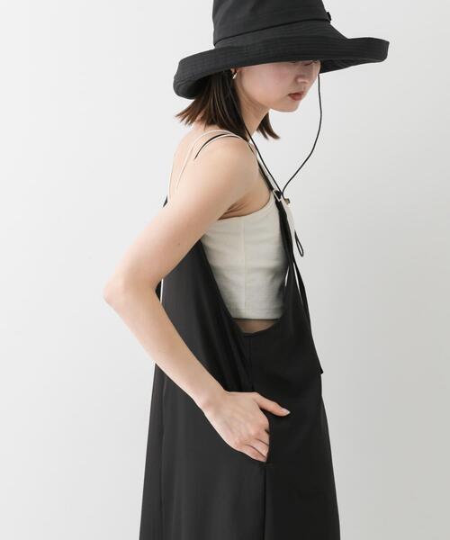 SENSE OF PLACE by URBAN RESEARCH（センスオブプレイスバイアーバンリサーチ）の「プリーツキャミワンピース（ワンピース・レディース・チャコールグレー/ブラック/ライトベージュ・ONE/S）」の6枚目の写真