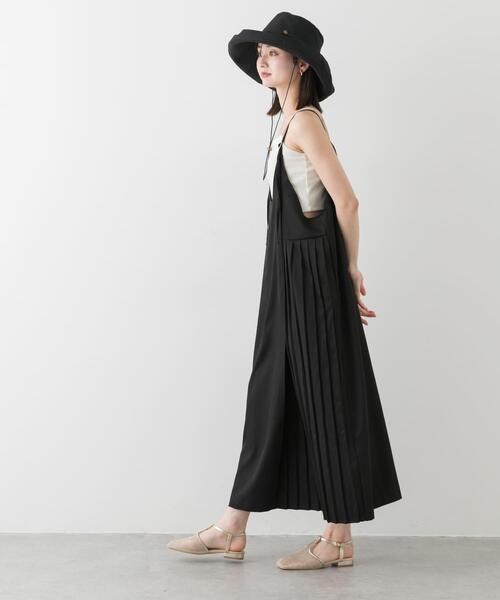 SENSE OF PLACE by URBAN RESEARCH（センスオブプレイスバイアーバンリサーチ）の「プリーツキャミワンピース（ワンピース・レディース・チャコールグレー/ブラック/ライトベージュ・ONE/S）」の10枚目の写真