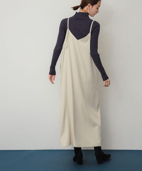 SENSE OF PLACE by URBAN RESEARCH（センスオブプレイスバイアーバンリサーチ）の「プリーツキャミワンピース（ワンピース・レディース・チャコールグレー/ブラック/ライトベージュ・ONE/S）」の19枚目の写真