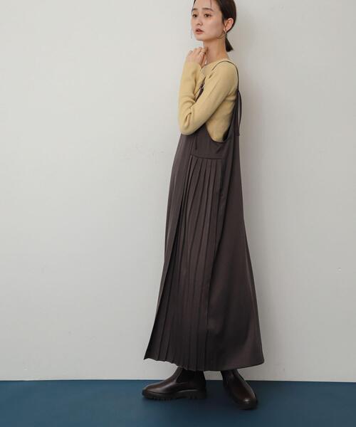 セール】プリーツキャミワンピース（ワンピース）｜SENSE OF PLACE by