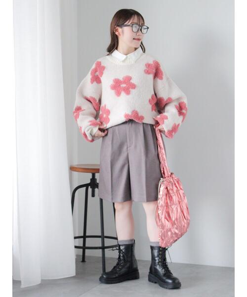 ehka sopo（エヘカソポ）の「グルカハーフパンツ（その他パンツ・レディース・ダークブラウン/ベージュ/グレー・F）」の10枚目の写真