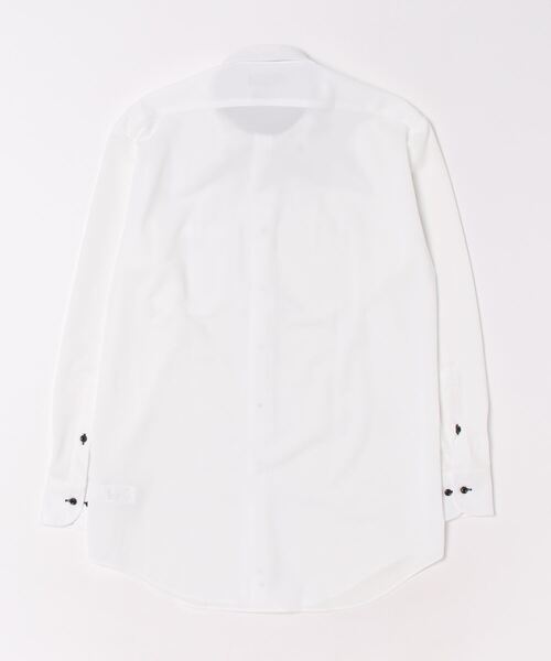 TAKA-Q(タカキュー)の「ワイシャツ メンズ ストレッチ 吸水速乾 ノンアイロン ボタンダウン 長袖 ビジネス ドレス スタンダードフィット(ビジネスシャツ・メンズ・ホワイト・首回り41cm-裄丈82cm/首回り41cm-裄丈86cm/首回り43cm-裄丈86cm/首回り45cm-裄丈86cm/首回り37cm-裄丈80cm/首回り39cm-裄丈80cm/首回り39cm-裄丈84cm/首回り43cm-裄丈82cm)」の7枚目の写真