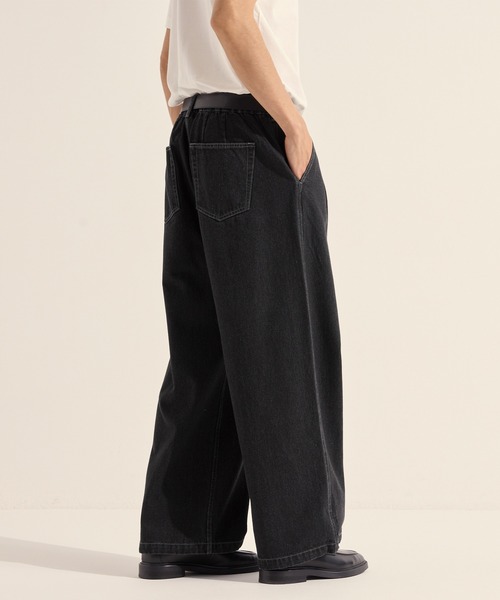 こか 2点 まとめ商品 セール】ツータックワイドパンツ（デニムパンツ）｜coca（coca