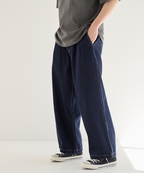 COCODEAL ダブルタックデニムパンツ WOMEN'S ITEM（ウイメンズアイテム）｜Ashley＆bros
