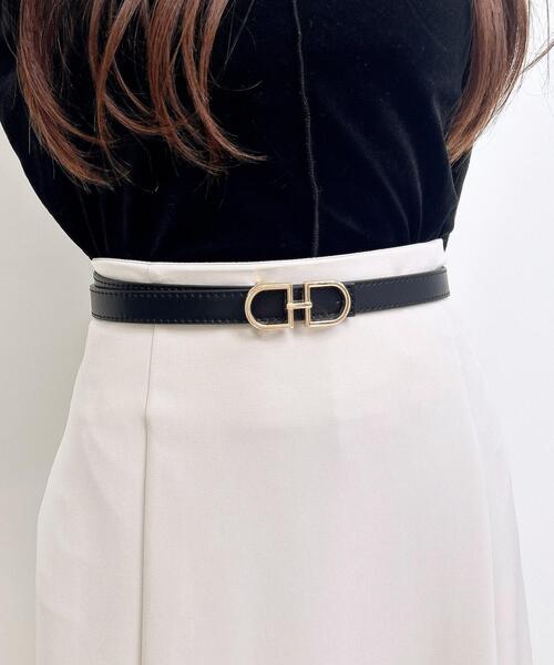 INGNI（イング）の「TOP式リバーシブルベルト（ベルト・レディース・アイボリー/ブラック・ONE SIZE）」の18枚目の写真