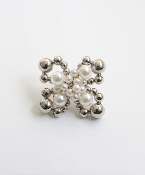 antiqua(アンティカ)の「フラワーパールピアス(ピアス(両耳用)・レディース・シルバー・FREE)」の11枚目の写真