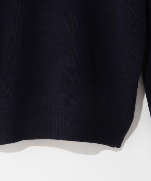 green label relaxing（グリーンレーベルリラクシング）の「ELAN W/CASH AZE C/N 7G ニット◆（ニット/セーター・メンズ・オリーブ/ネイビー・38/36/40）」の7枚目の写真