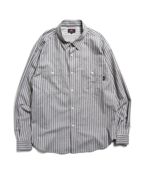 ROTAR(ローター)の「Stripe Work Shirt(シャツ/ブラウス・メンズ・グレー系その他/ホワイト系その他・MEDIUM/LARGE/X-LARGE)」の10枚目の写真