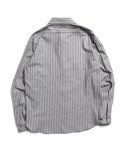 ROTAR(ローター)の「Stripe Work Shirt(シャツ/ブラウス・メンズ・グレー系その他/ホワイト系その他・MEDIUM/LARGE/X-LARGE)」の11枚目の写真